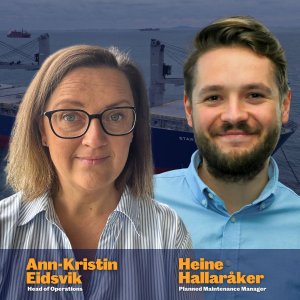 Ann-Kristin Eidsvik and Heine Hallaraker