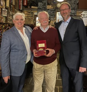 (L to R): Sean Mahoney – Senior Director of Marketing, PhilaPort; Lutz Erhardt – Former European Representative, PhilaPort; Uwe Gaede – New European Marketing Manager, PhilaPort.